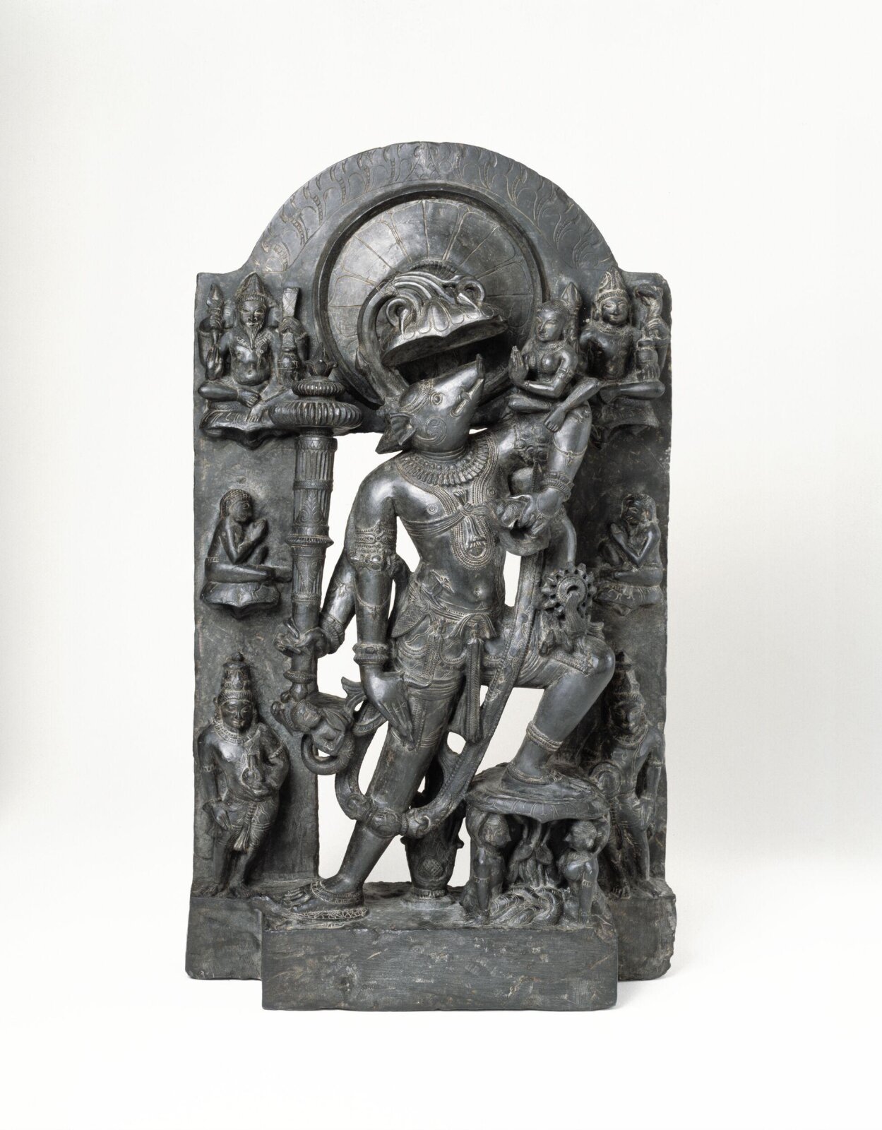 Varaha ascending from the Cosmic Ocean, 12th century