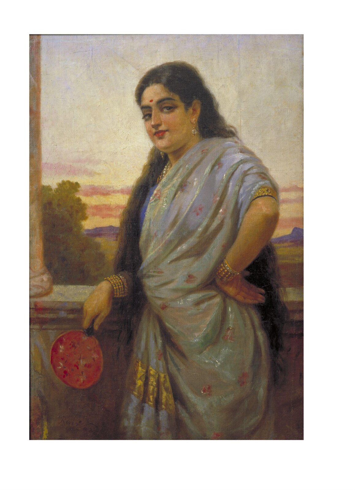 Painting, Varma Ravi, ca. 1895