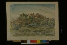 Ypres Tower, Rye, from the River Rother, Sussex thumbnail 1