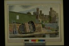 Conway Castle and Coracle, Caernarvonshire thumbnail 1
