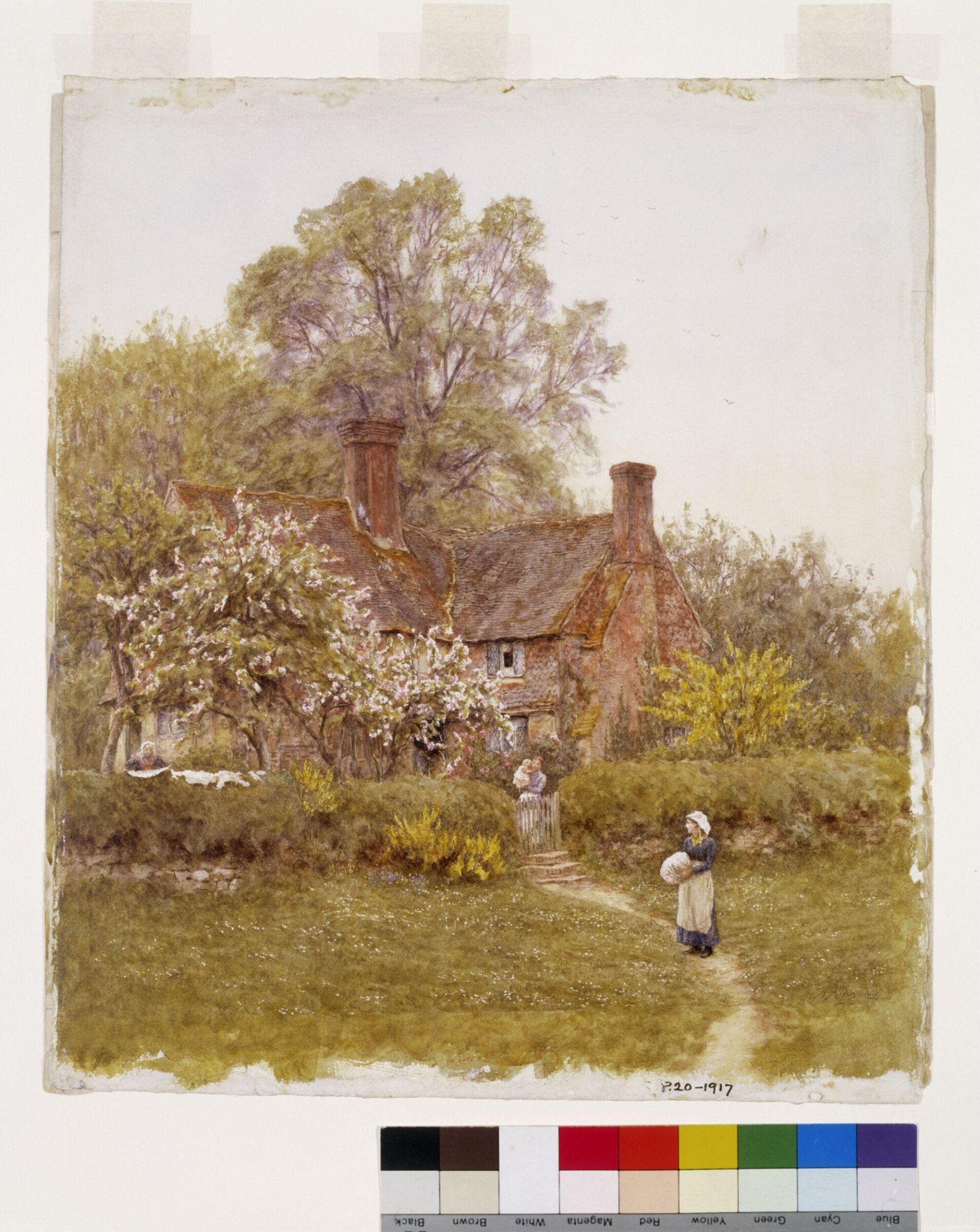 A Cottage at Chiddingfold, Surrey, Helen Allingham, 1889