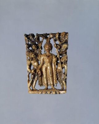 Descent of the Buddha from Tusita Heaven, 8th century