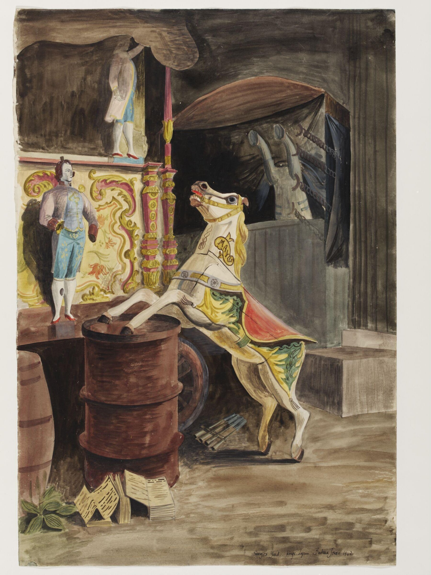 Savage's Yard, King's Lynn, Norfolk, Barbara Jones, 1942