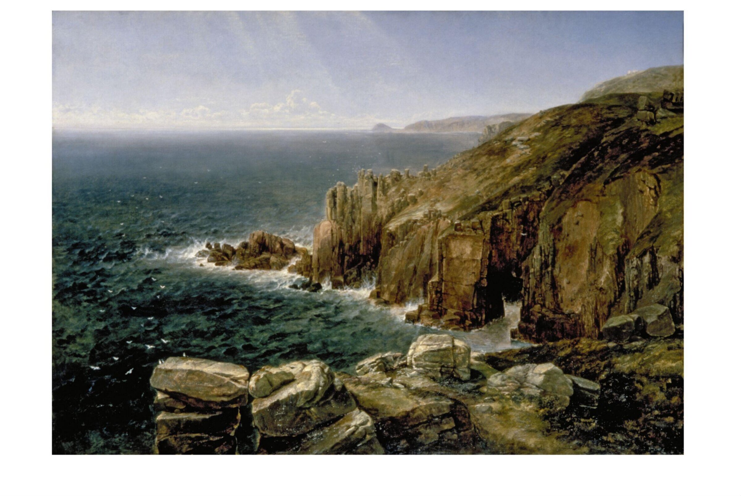 Land's End, Cornwall, Thomas Creswick, 1842