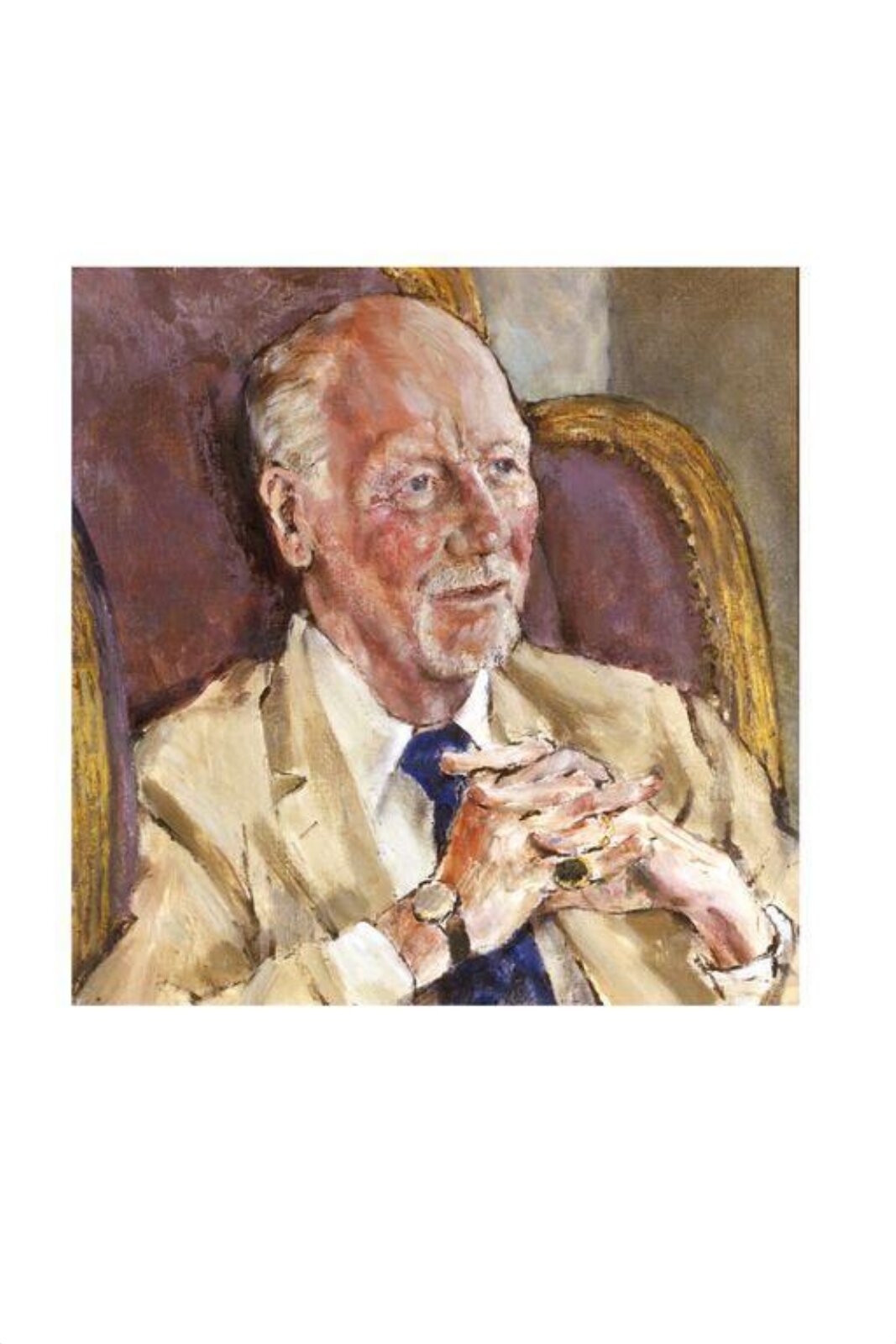 Sir John Gielgud, Derek Hill, 1987