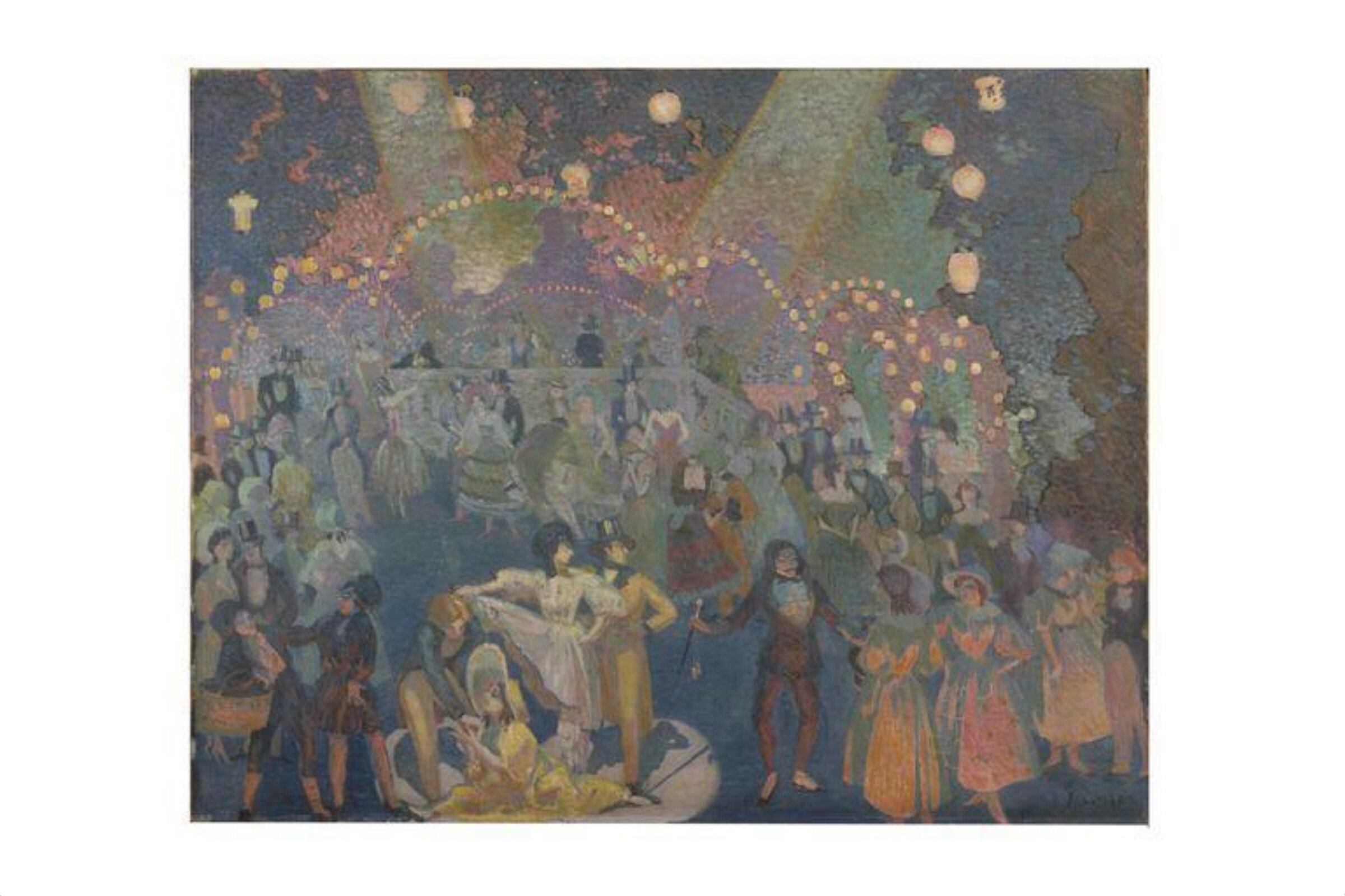 Jardin des Amoureux, Adrian Paul Allinson, 1911