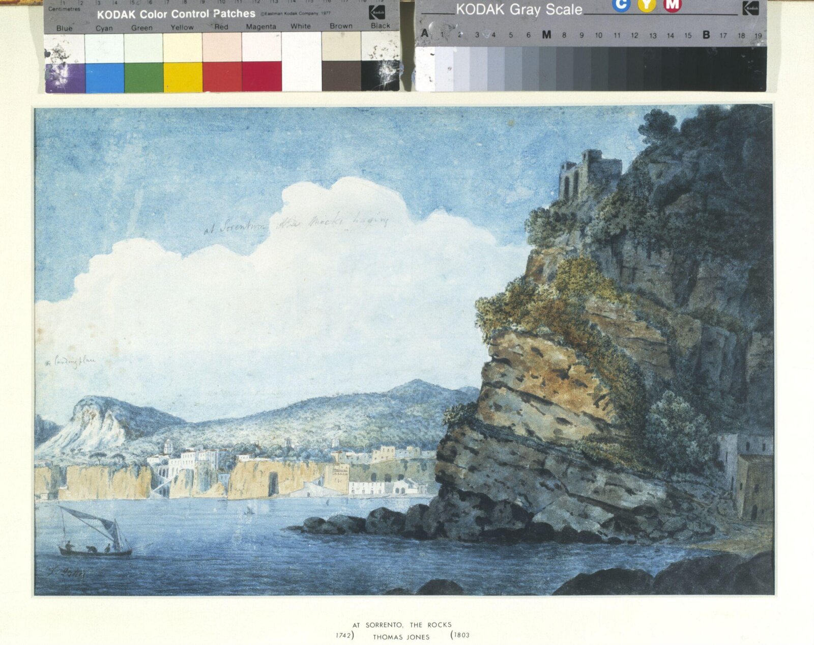 At Sorrentum, the Rocks, Thomas Jones, 1778