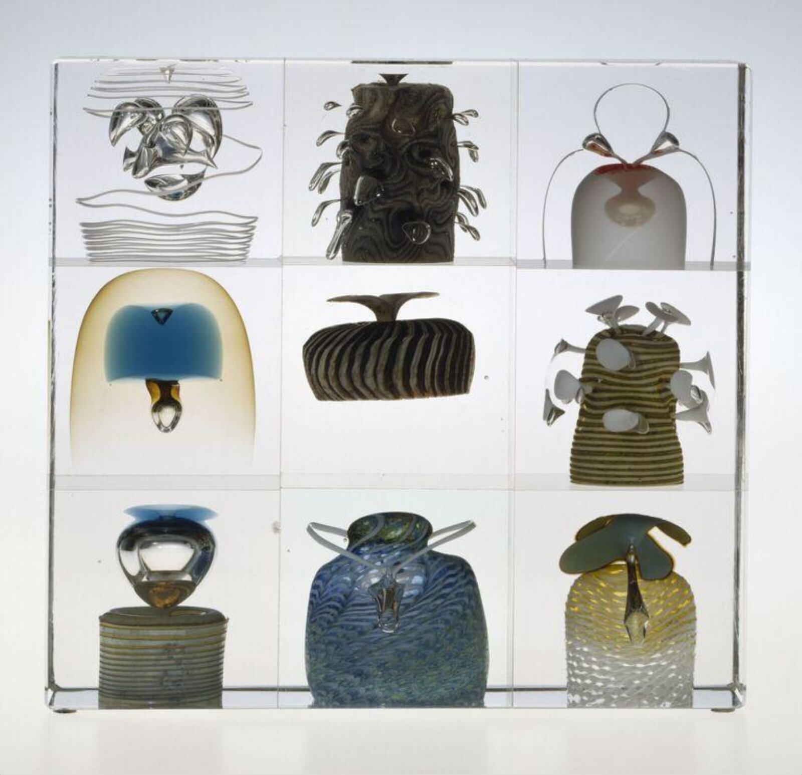 Year cubes, Oiva Toikka, 1977-1987