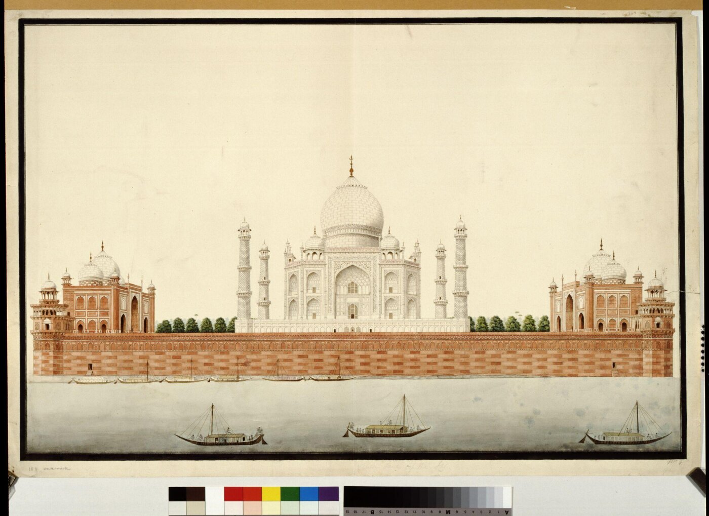 Unknown, The Taj Mahal viewed from across the river