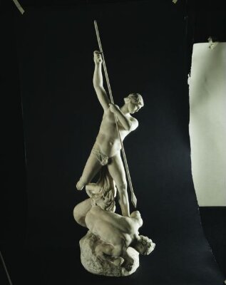St Michael overcoming Satan, John Flaxman, ca. 1817