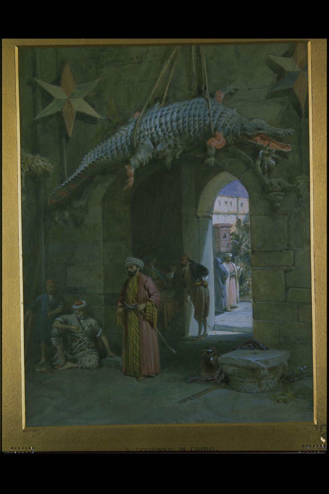 A Doorway in Cairo, William Simpson, 1884