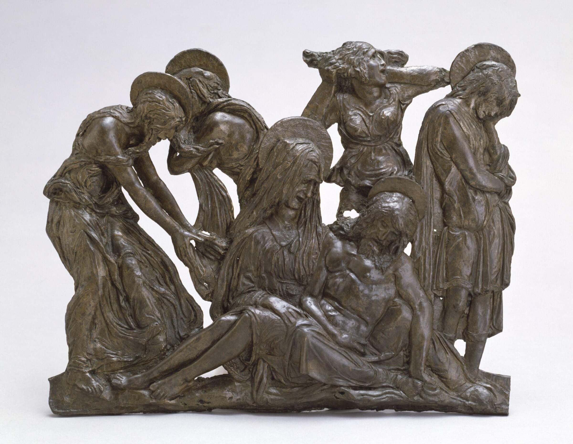 Lamentation over the Dead Christ, Donatello, ca. 1455-1460