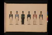 Six figures depicting military uniforms thumbnail 2