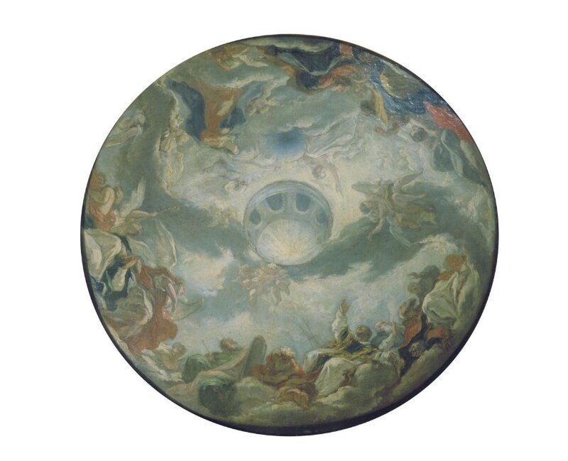 The Adoration of the Trinity (design for the decoration of a dome)