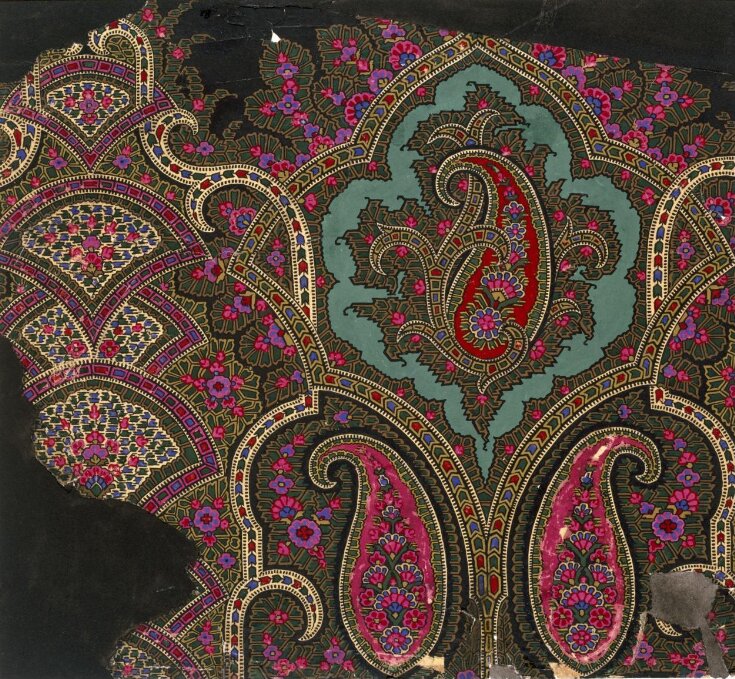 Design for a Paisley shawl top image