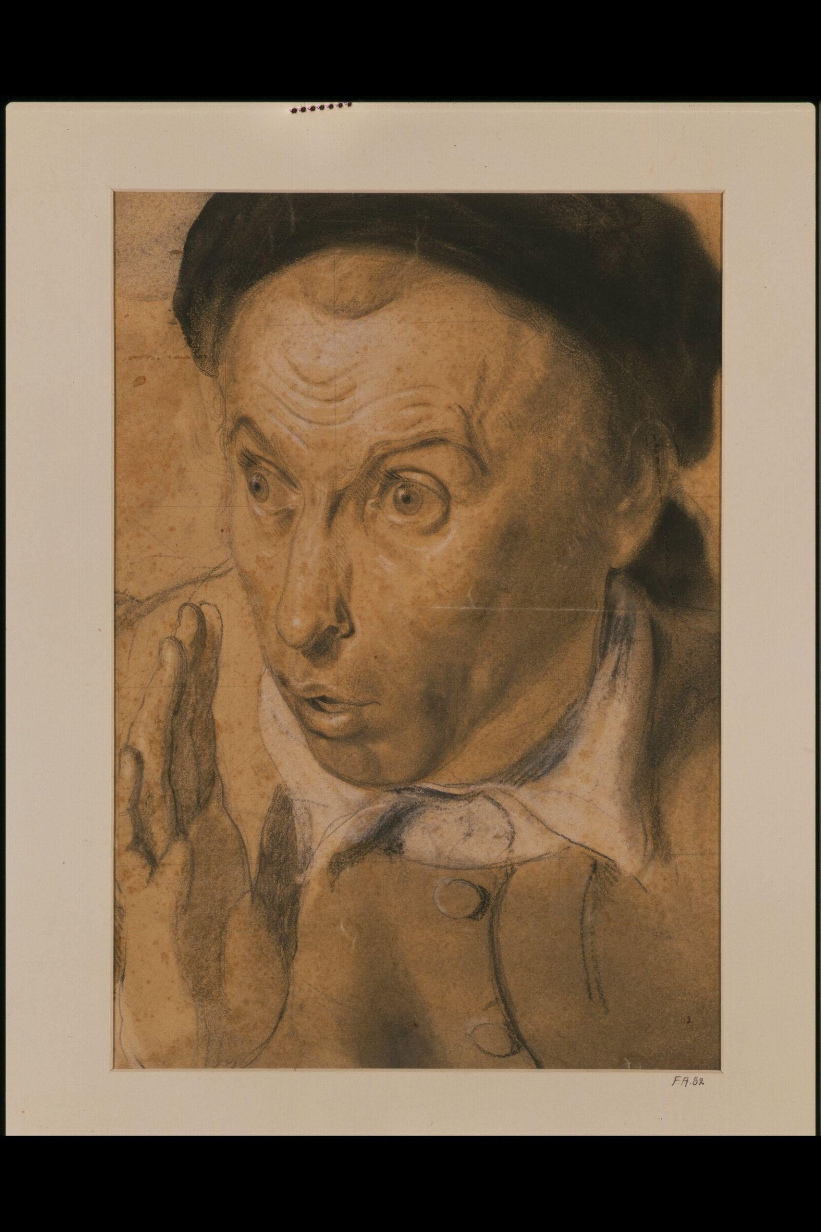 Brobdingnag farmer looking at Gulliver, Richard Redgrave, ca. 1830s