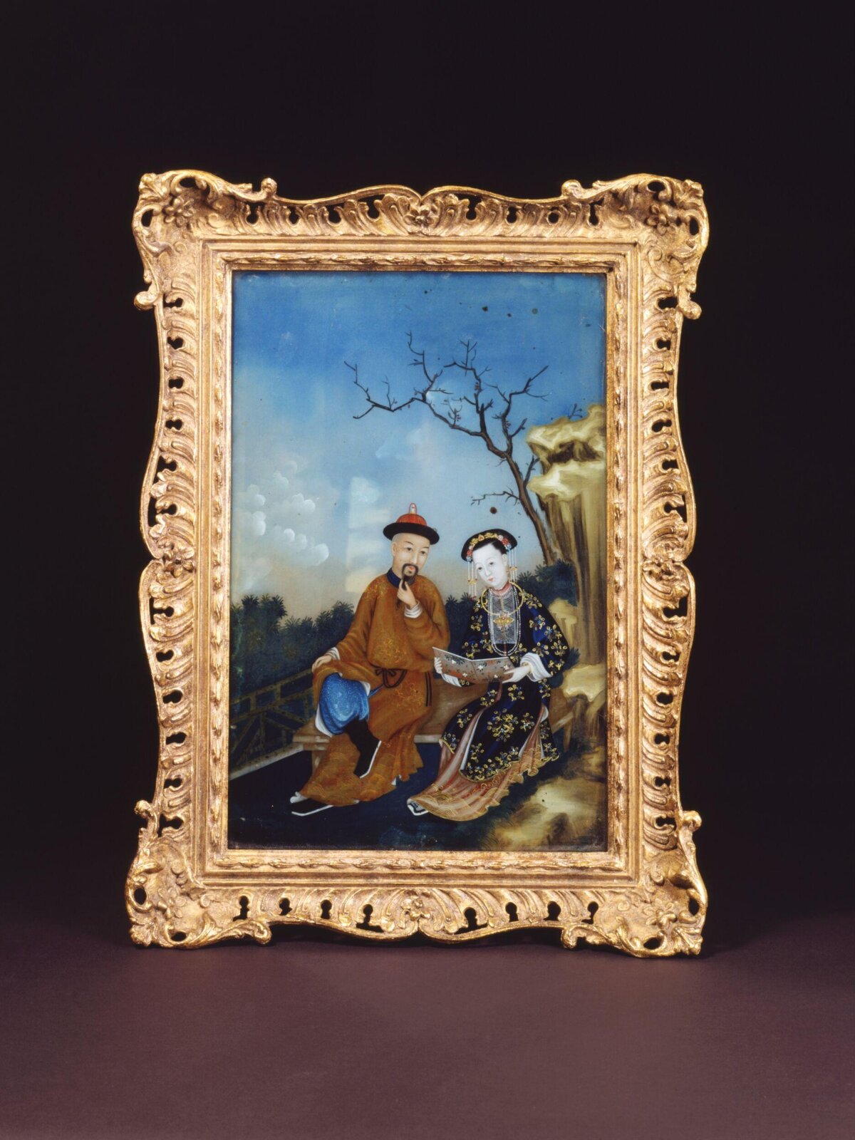 Glass painting, ca. 1760-1780