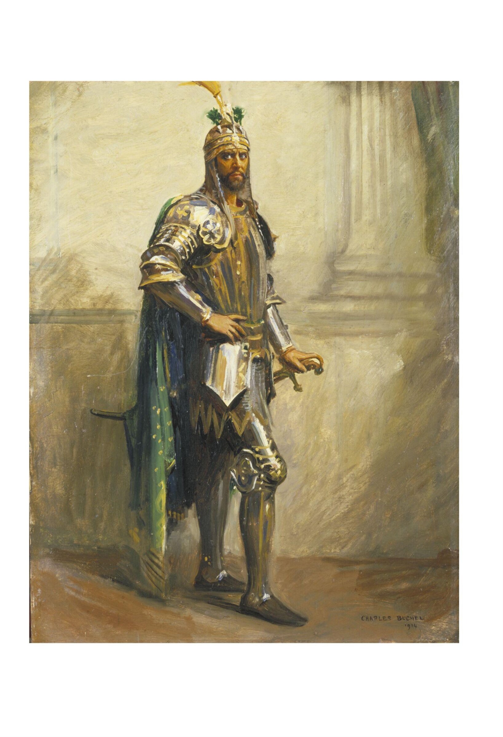 Herbert Beerbohm Tree as Othello in <i>Othello</i> by William Shakespeare, Charles Buchel, 1914