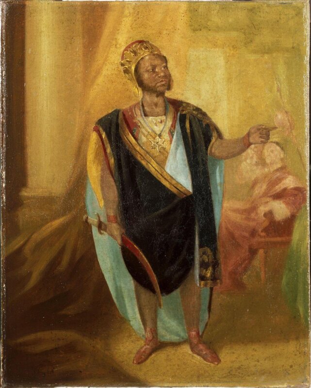 Ira Aldridge as Othello in 'Othello' by William Shakespeare