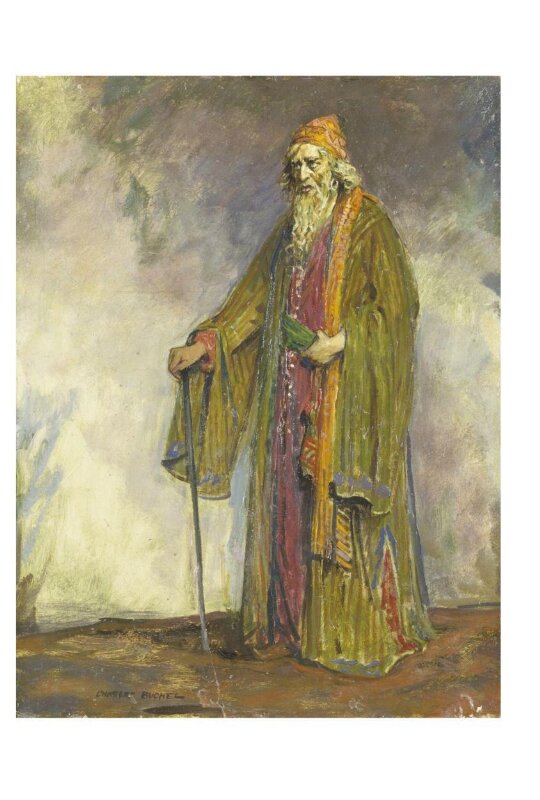 Herbert Beerbohm Tree as Shylock in <i>The Merchant of Venice</i> by William Shakespeare