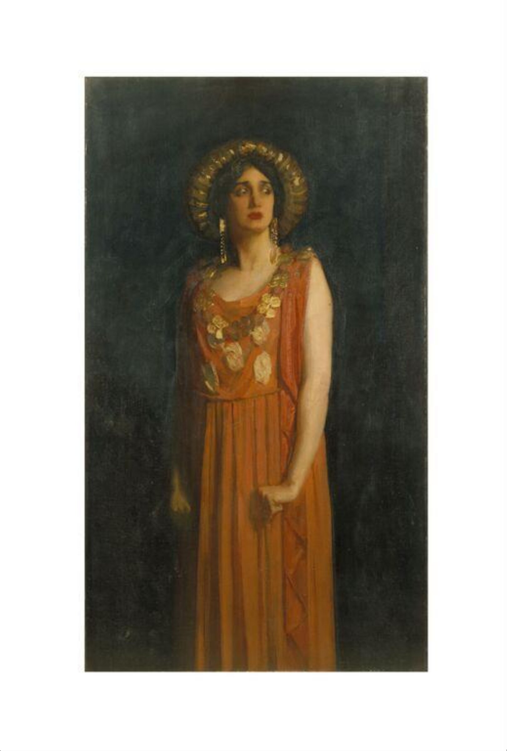 Lillah McCarthy as Jocasta in <i>Oedipus Rex</i> by Sophocles, Harold Speed, ca. 1907