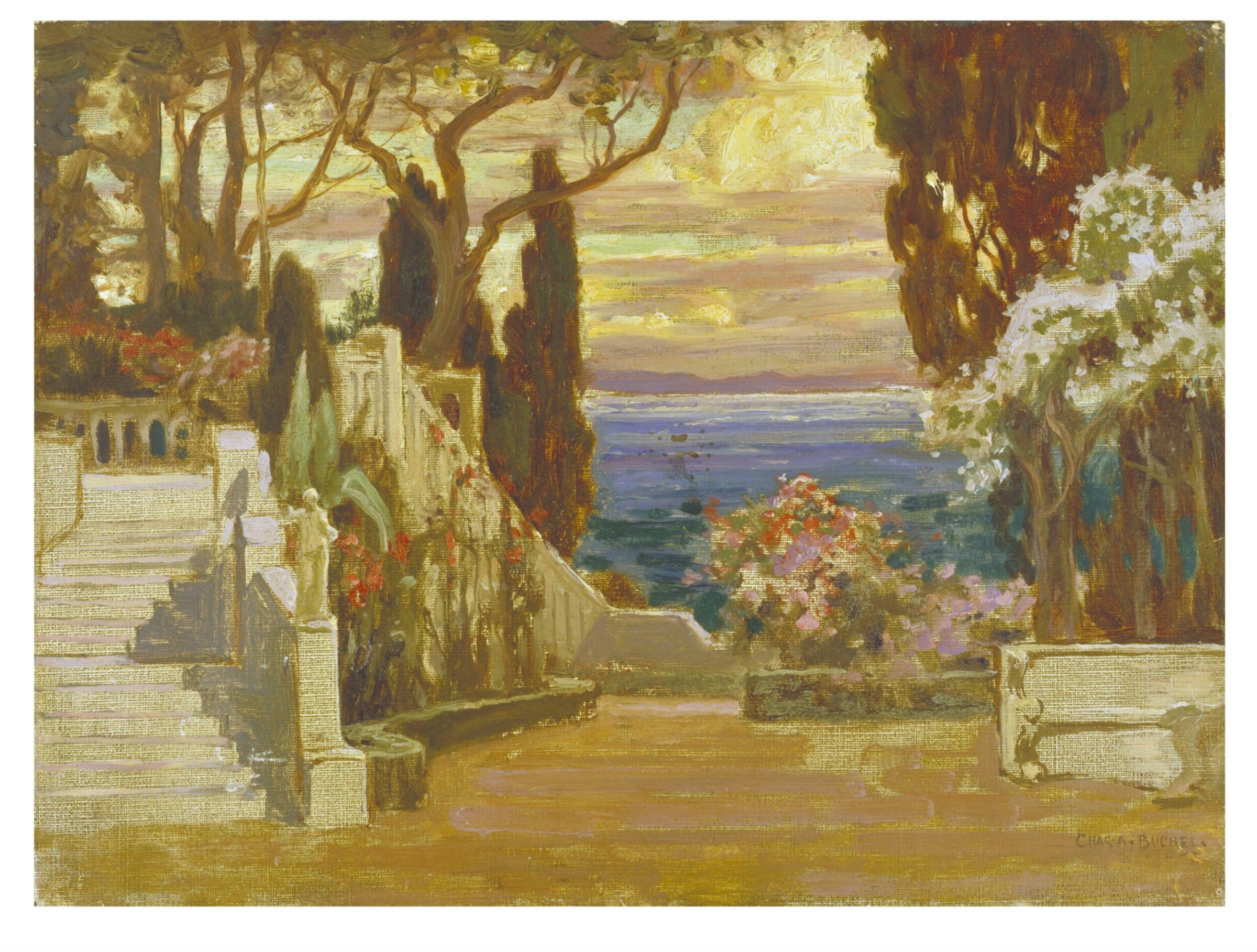 Stage Setting for <i>Twelfth Night</i> by William Shakespeare, Charles Buchel, 1901
