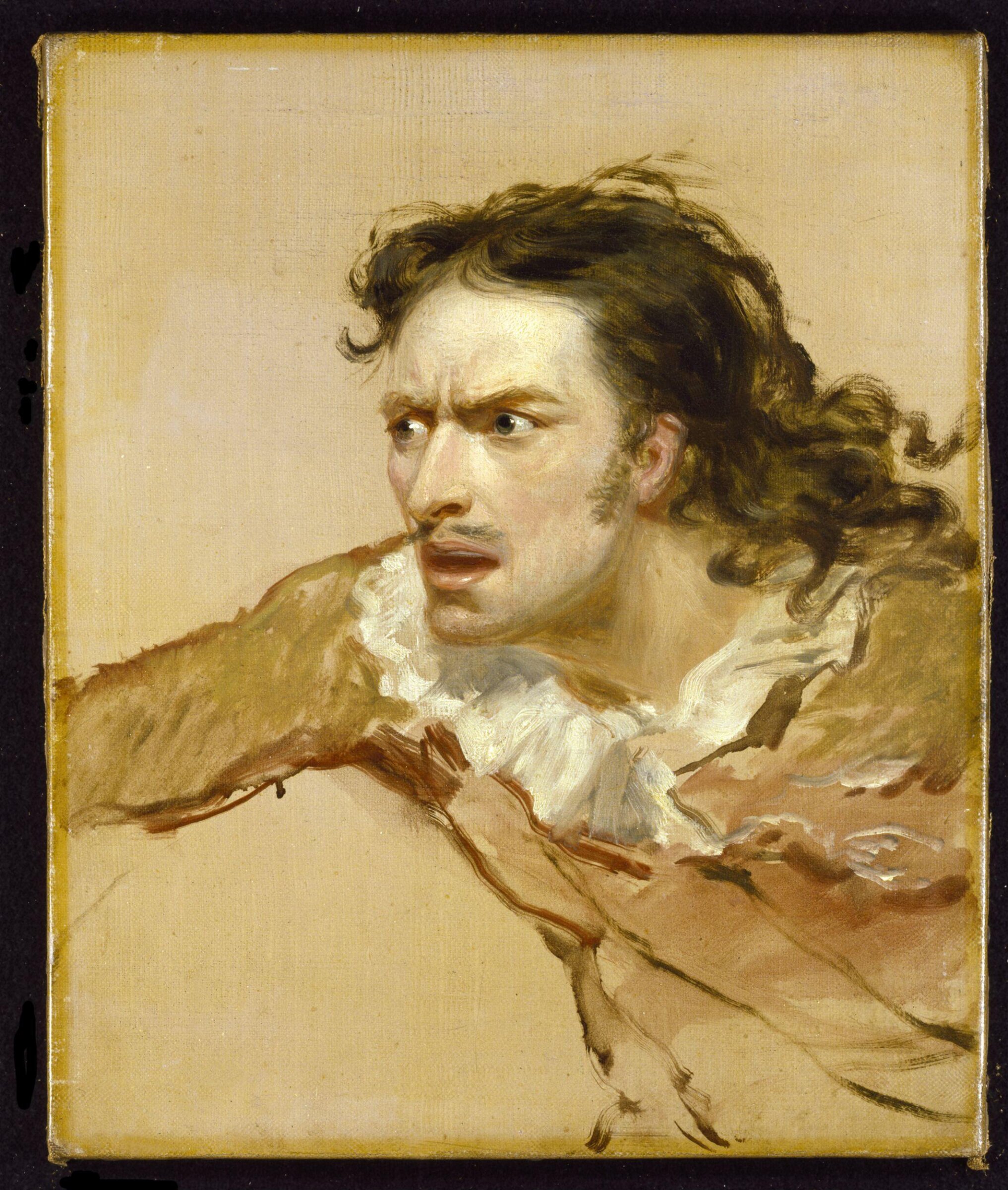 Edmund Kean as Sir Giles Overreach in <i>A New Way to Pay Old Debts</i> by Philip Massinger, George Clint, 1820