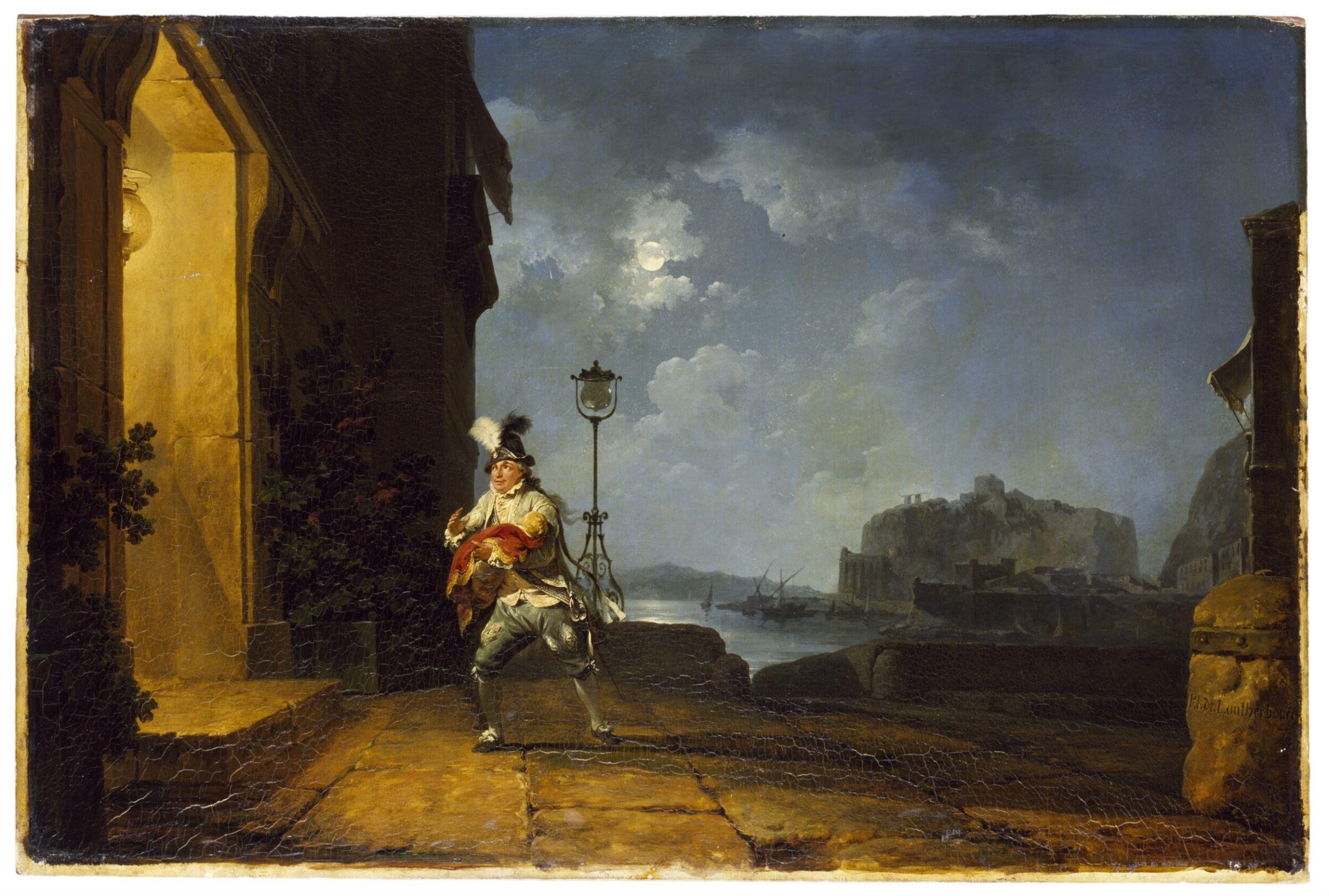 David Garrick as Don John in <i>The Chances</i> by John Fletcher, adapted by George Villiers, Philip James de Loutherbourg, 1774