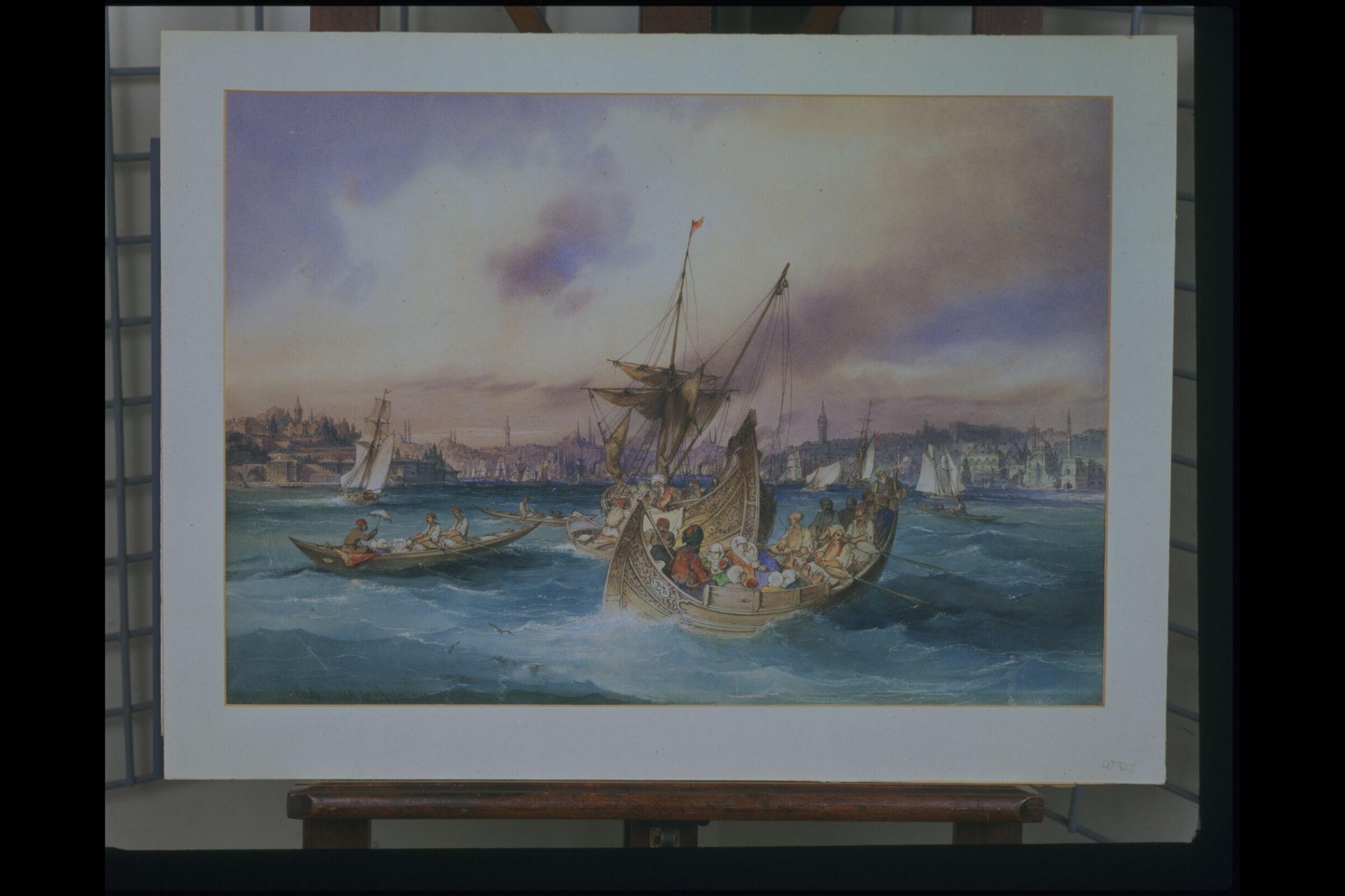 The Entrance to the Golden Horn, Constantinople, Aloysius Rosarius Amadeus Raymondus Andreas Preziosi, 1853