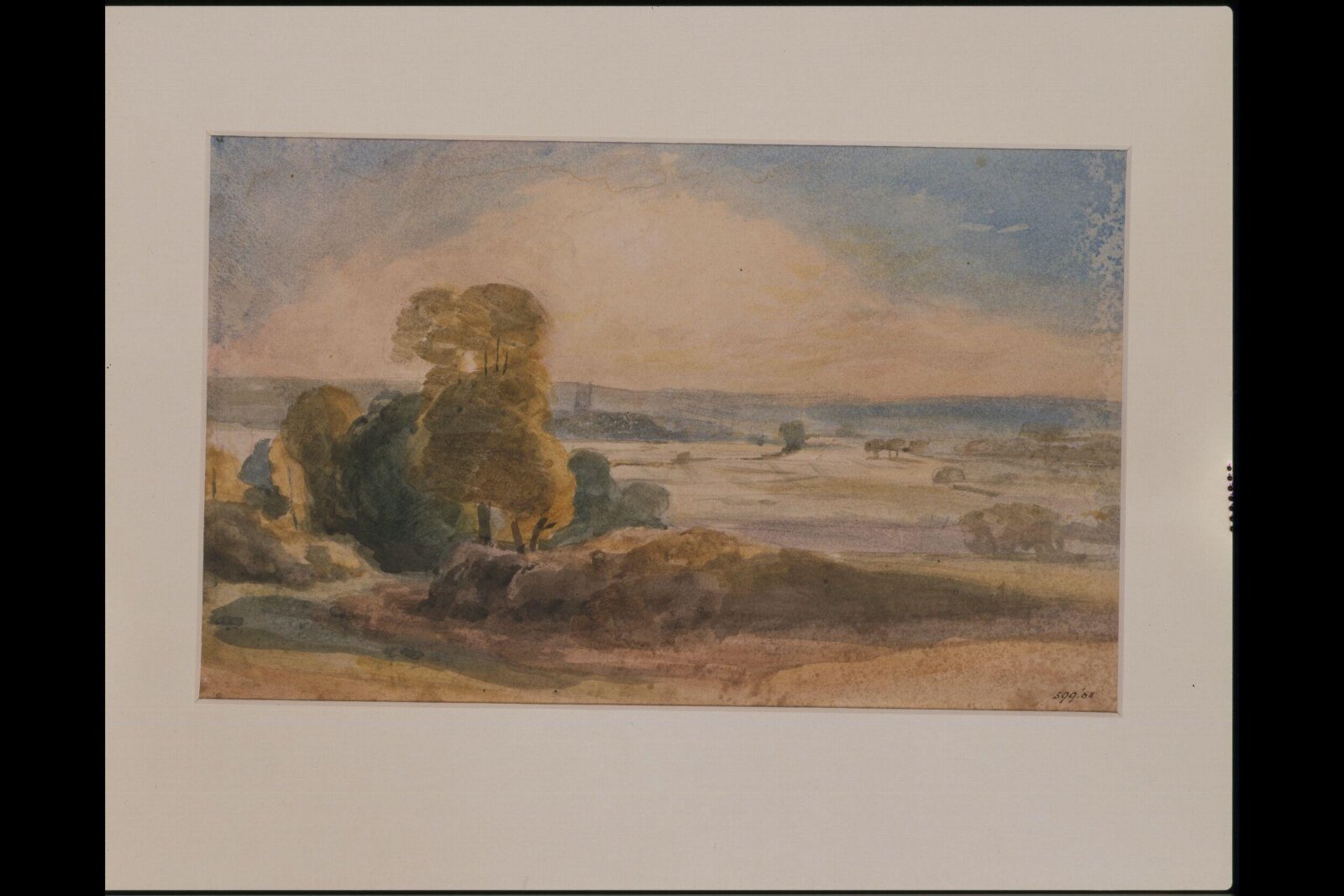 Dedham Vale, John Constable, ca. 1805
