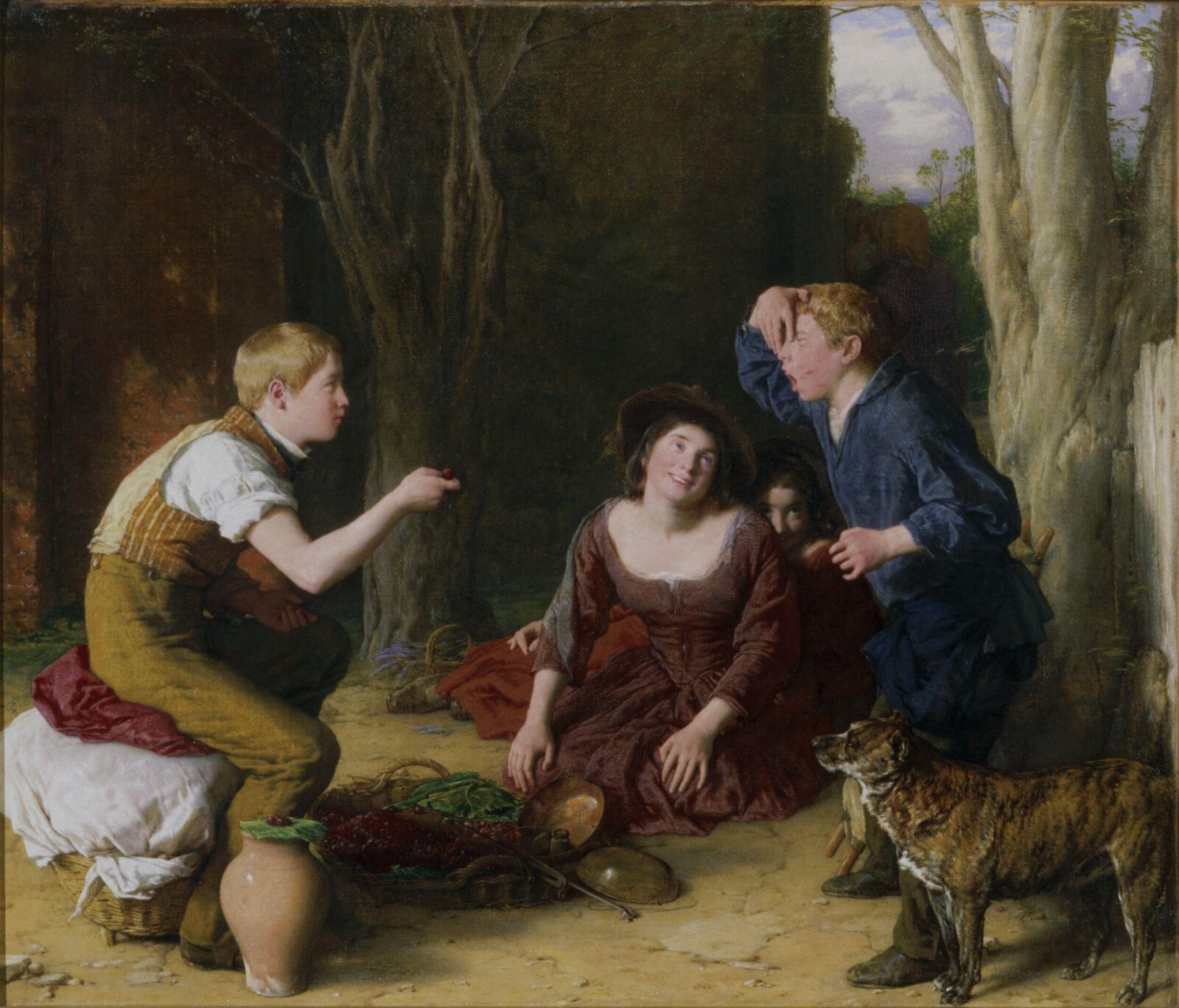 The Butt: Shooting a Cherry, William Mulready, 1822-1848