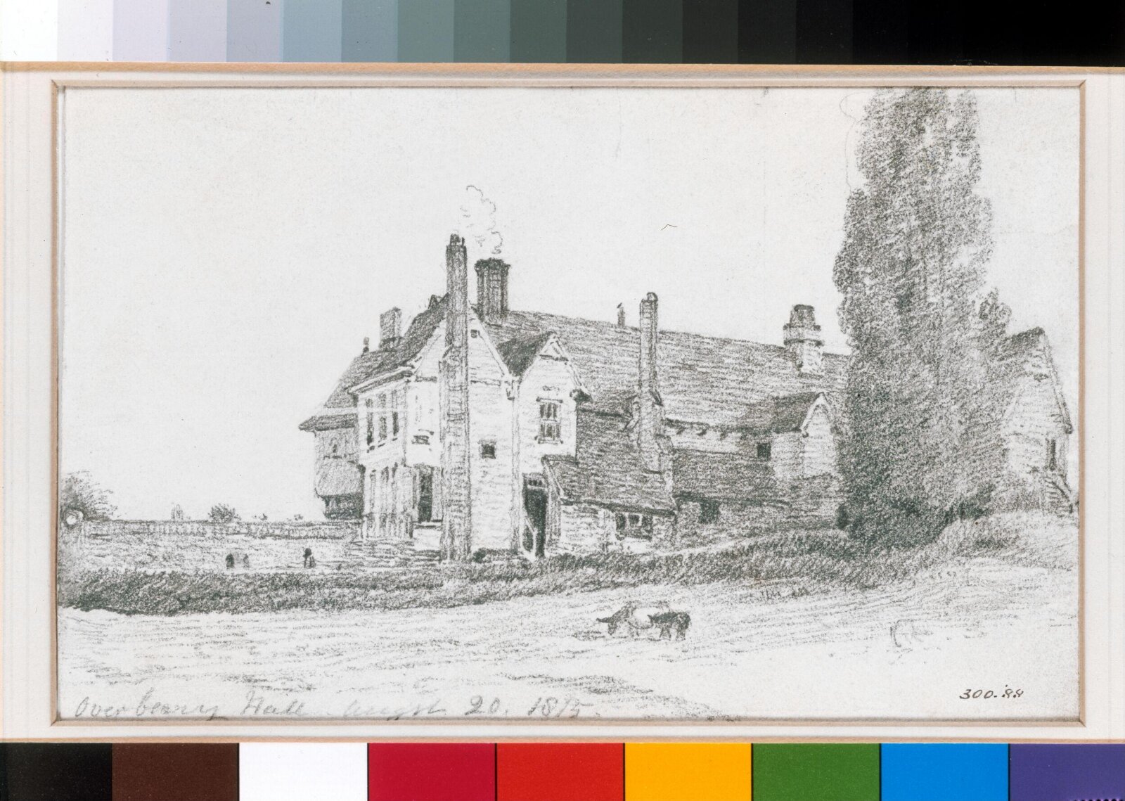 Overbury Hall, Constable, 1815, August 20