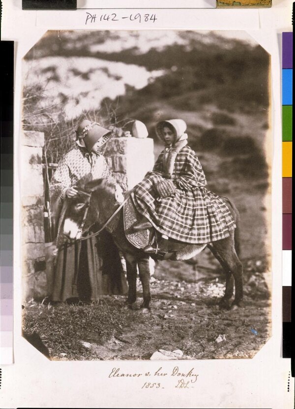 Elinor and her Donkey Dillwyn Llewelyn, John V&A Explore The Collections