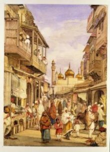 Street scene in Lahore | Carpenter, William | V&A Explore The Collections