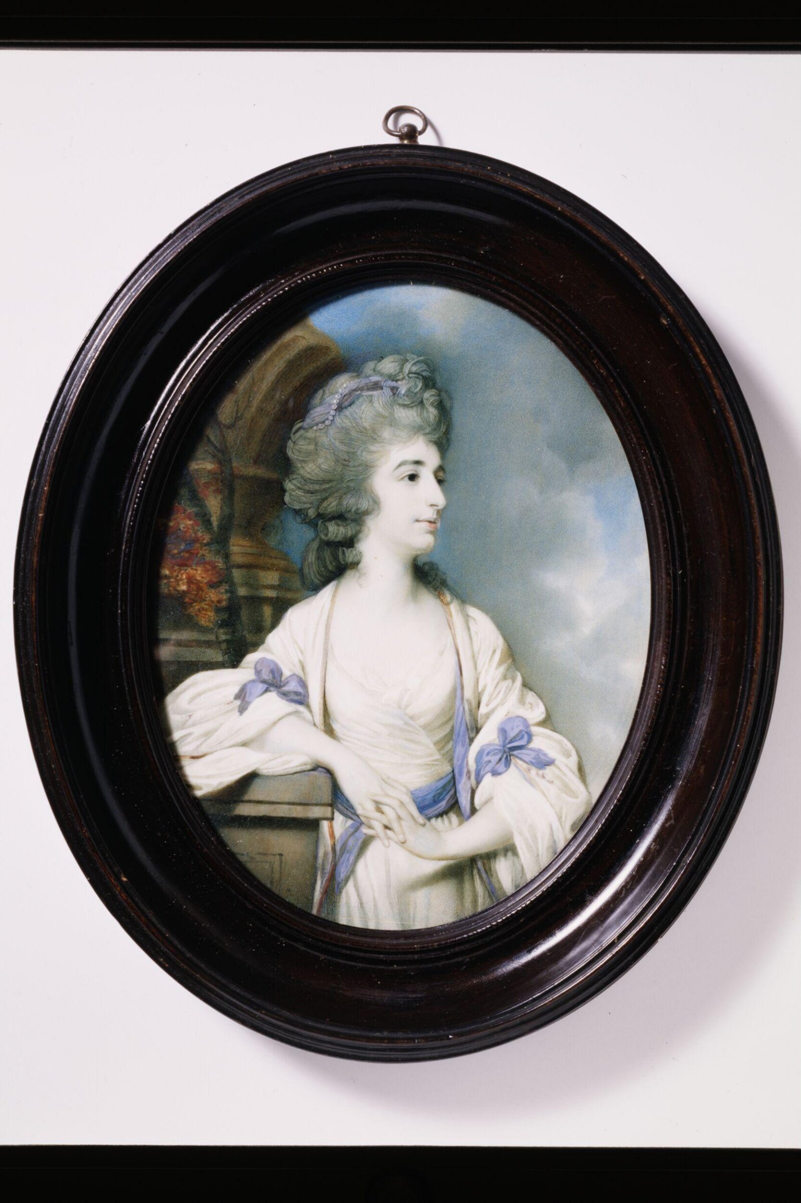 Portrait Miniature of Mrs Siddons, born Sarah Kemble, Richard Crosse, 1783