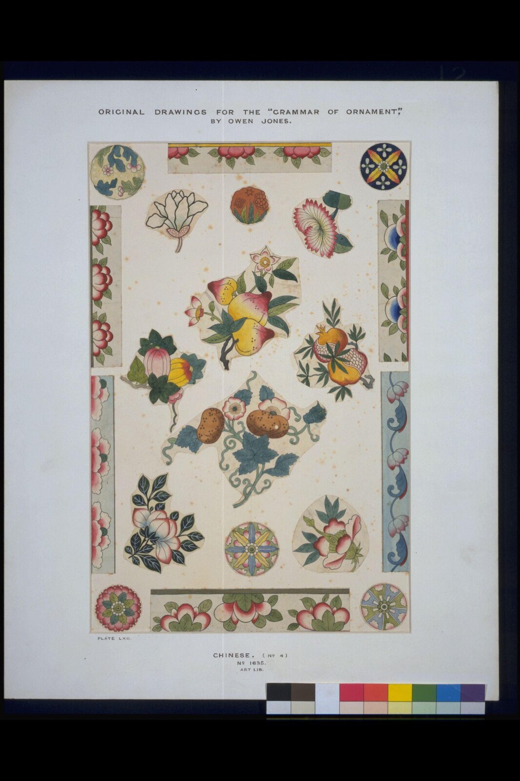 Drawing, Owen Jones, 1856