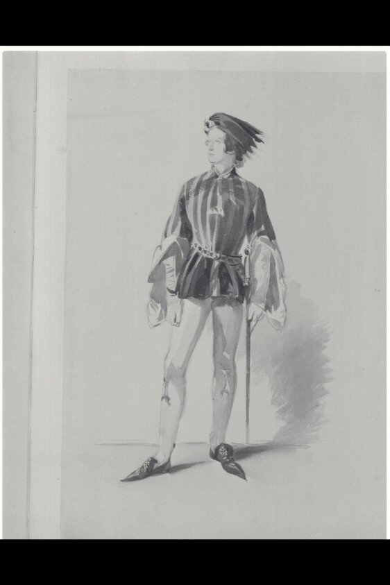 Captain the Hon. Arthur Duncombe, R.N., as a nobleman of the 14th century (1842) by John Richard Coke Smyth