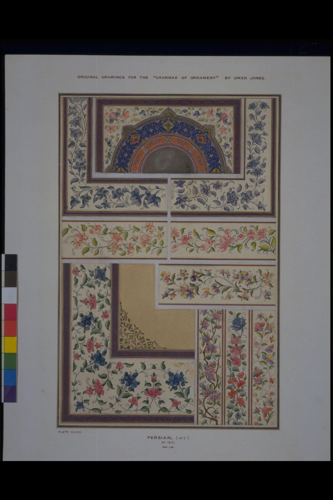 Drawing, Owen Jones, 1856