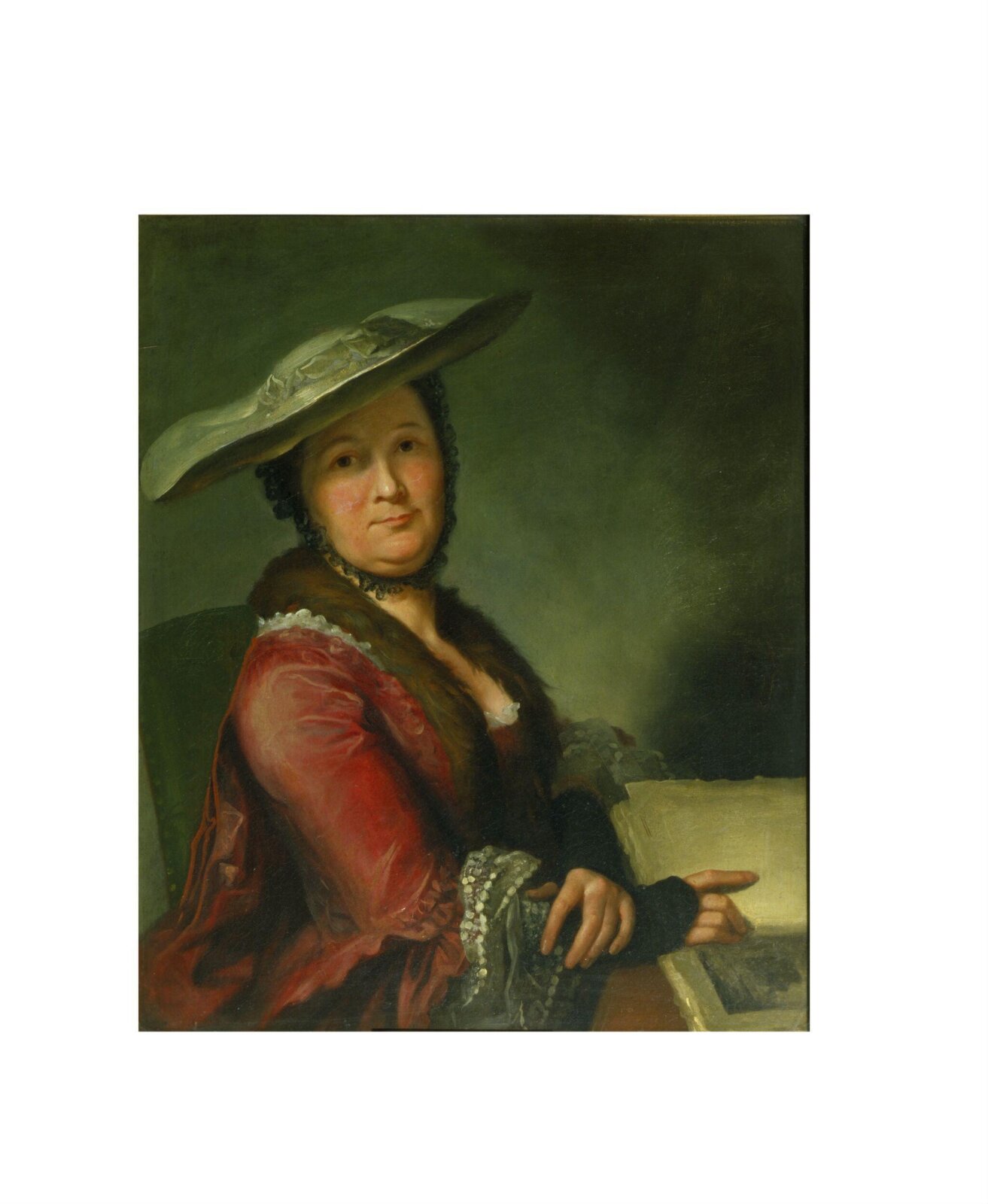 Madame Roubiliac, Francois Xavier Vispré, ca. 1760