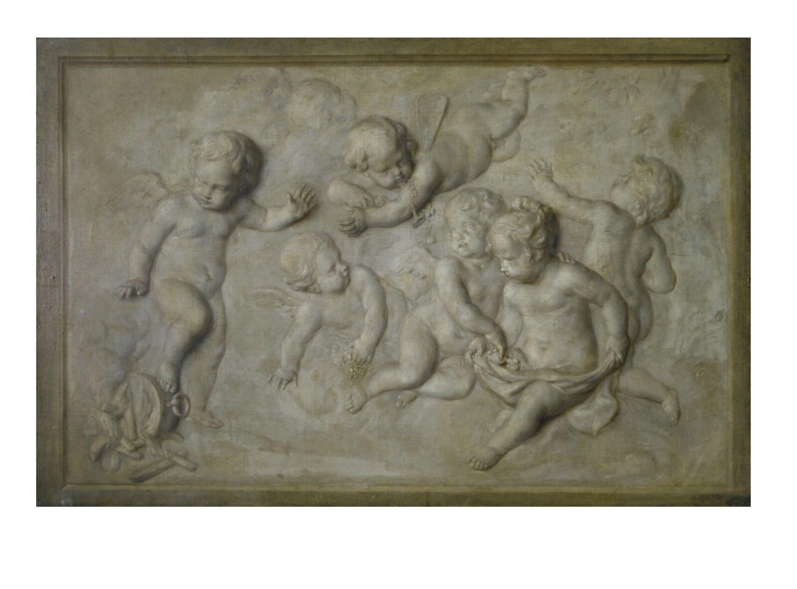 Cupids Playing, Piat Joseph Sauvage, 1780s