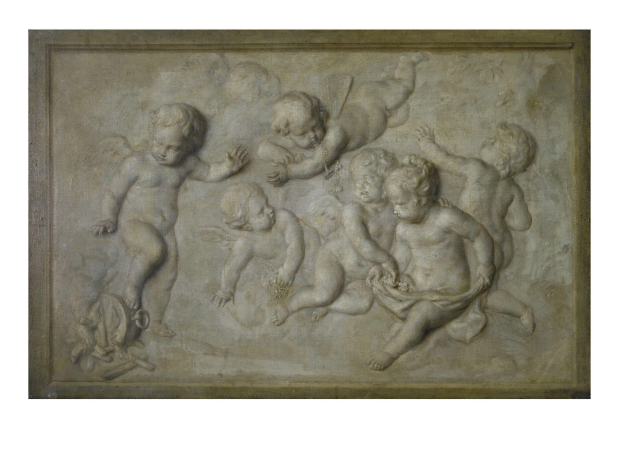 Cupids Playing, Piat Joseph Sauvage, 1780s