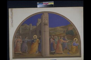 Copy after The Expulsion of St Stephen and The Martyrdom of St Stephen, Fra Angelico in the Niccoline Chapel (Vatican, Rome)