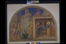 Copy after St Stephen preaching and St Stephen before the Council, Fra Angelico in the Niccoline Chapel (Vatican, Rome) thumbnail 1