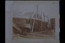Paddle steamer in dry dock thumbnail 1