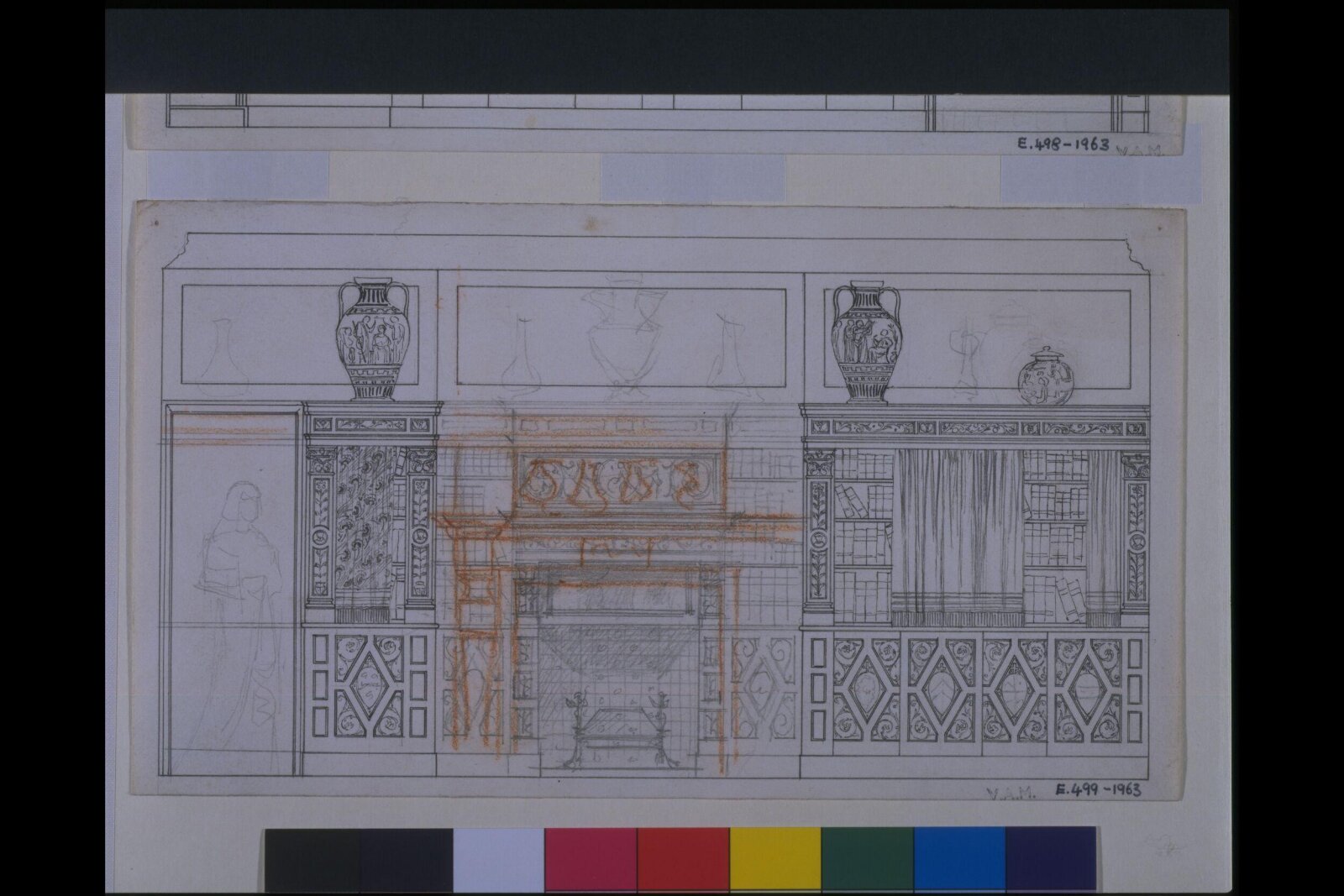 Drawing, Edward William Godwin, 1883-1884