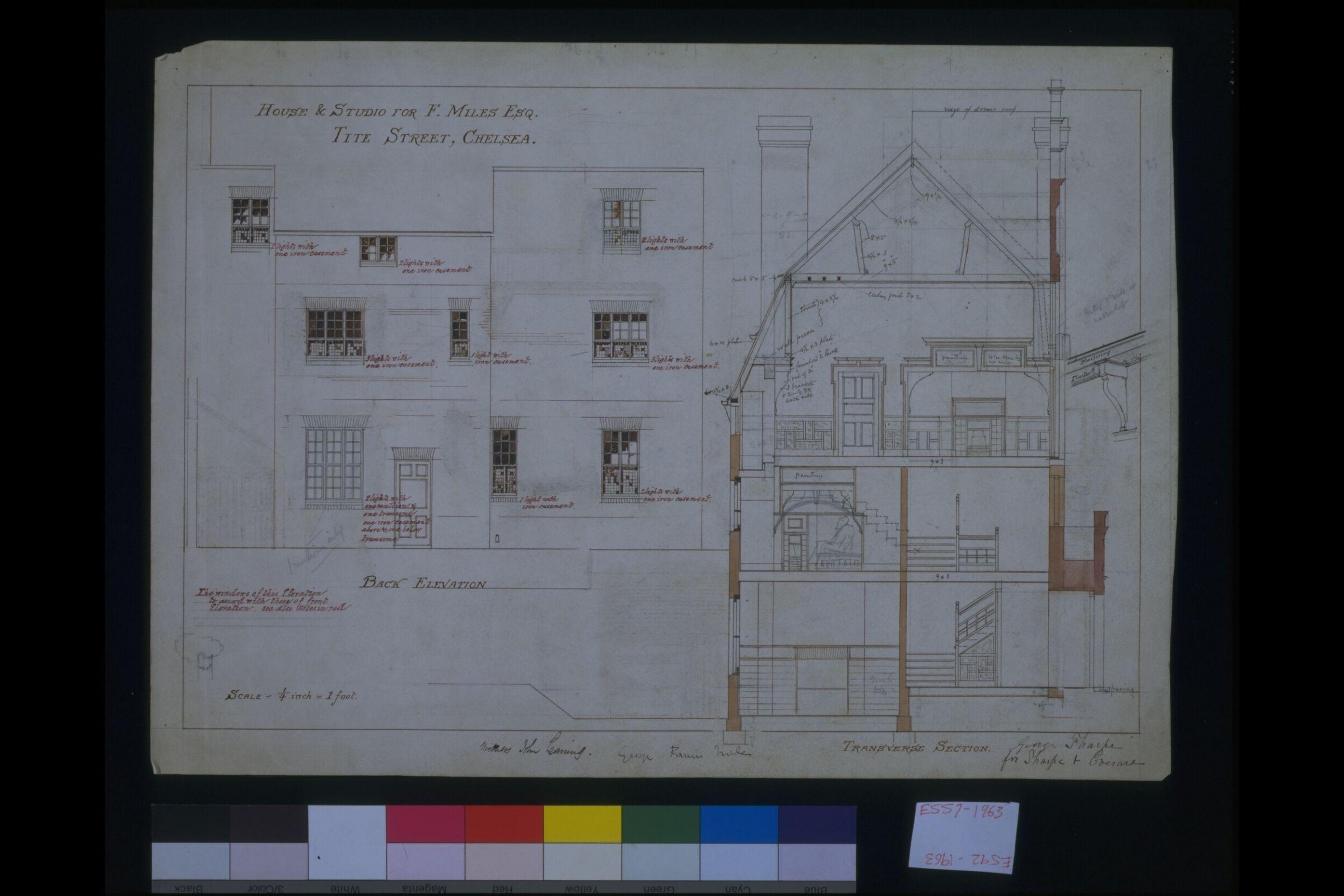 Drawing, Edward William Godwin, 1878-1879