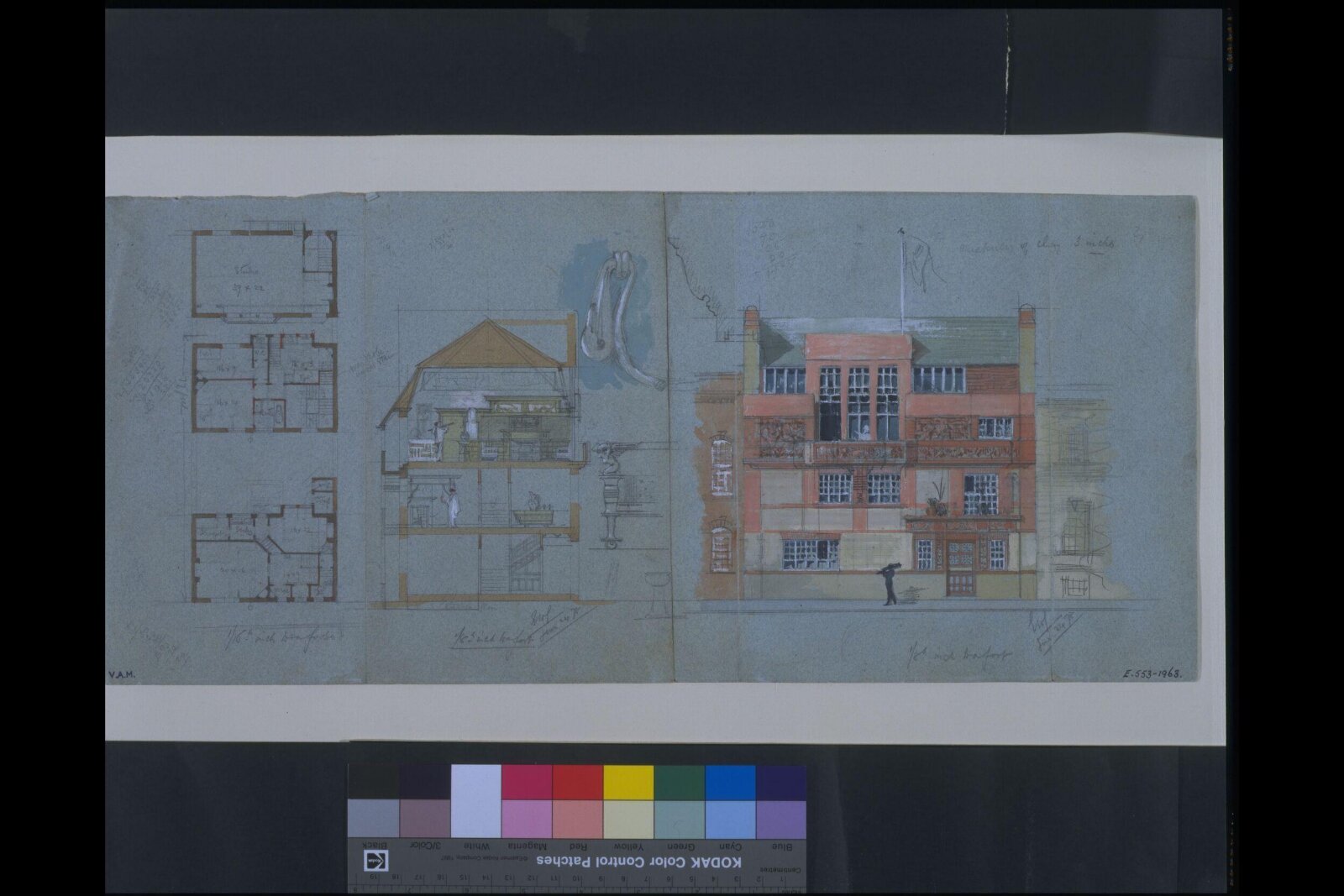 Drawing, Edward William Godwin, June 24 1878