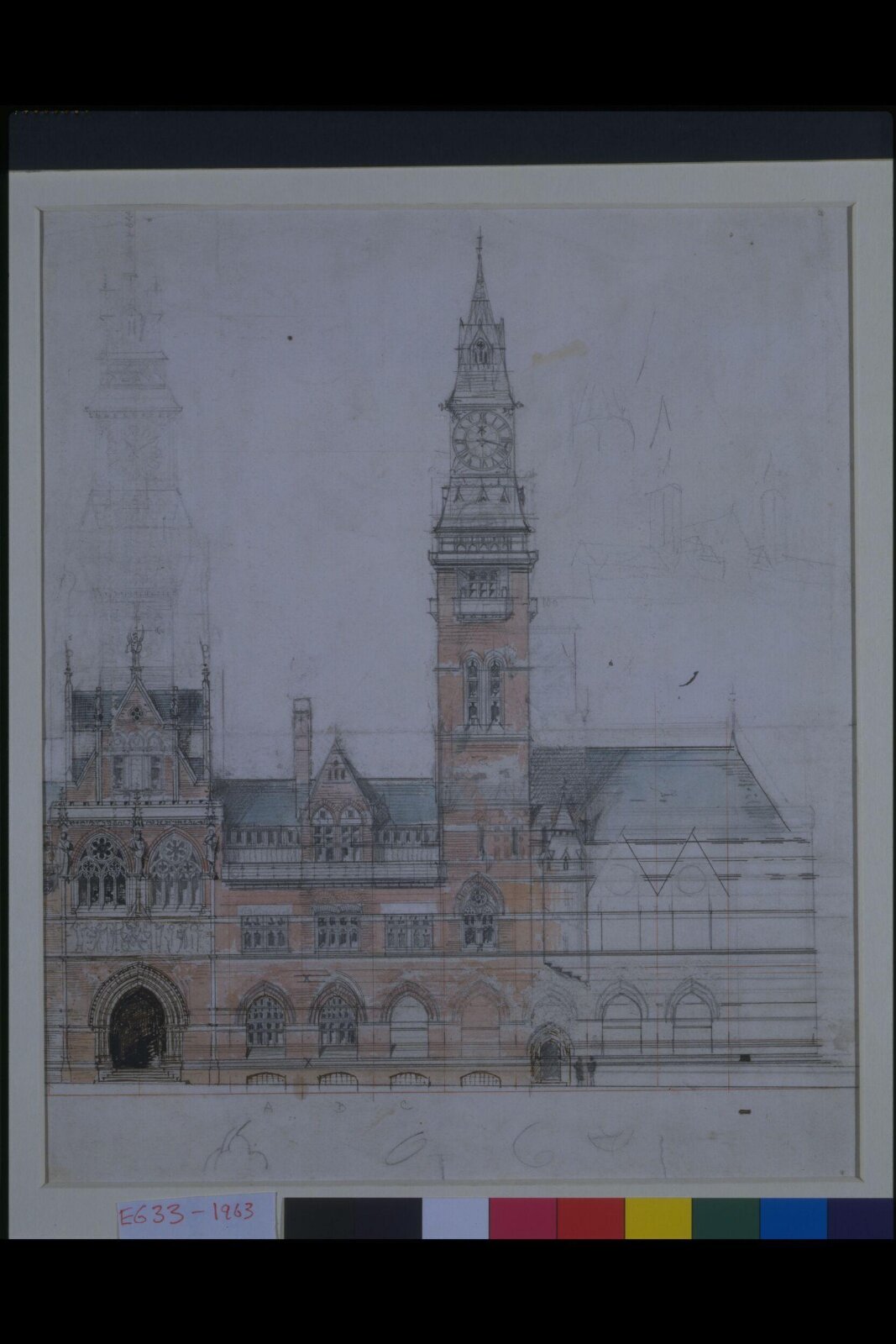 Drawing, Edward William Godwin, ca.1870