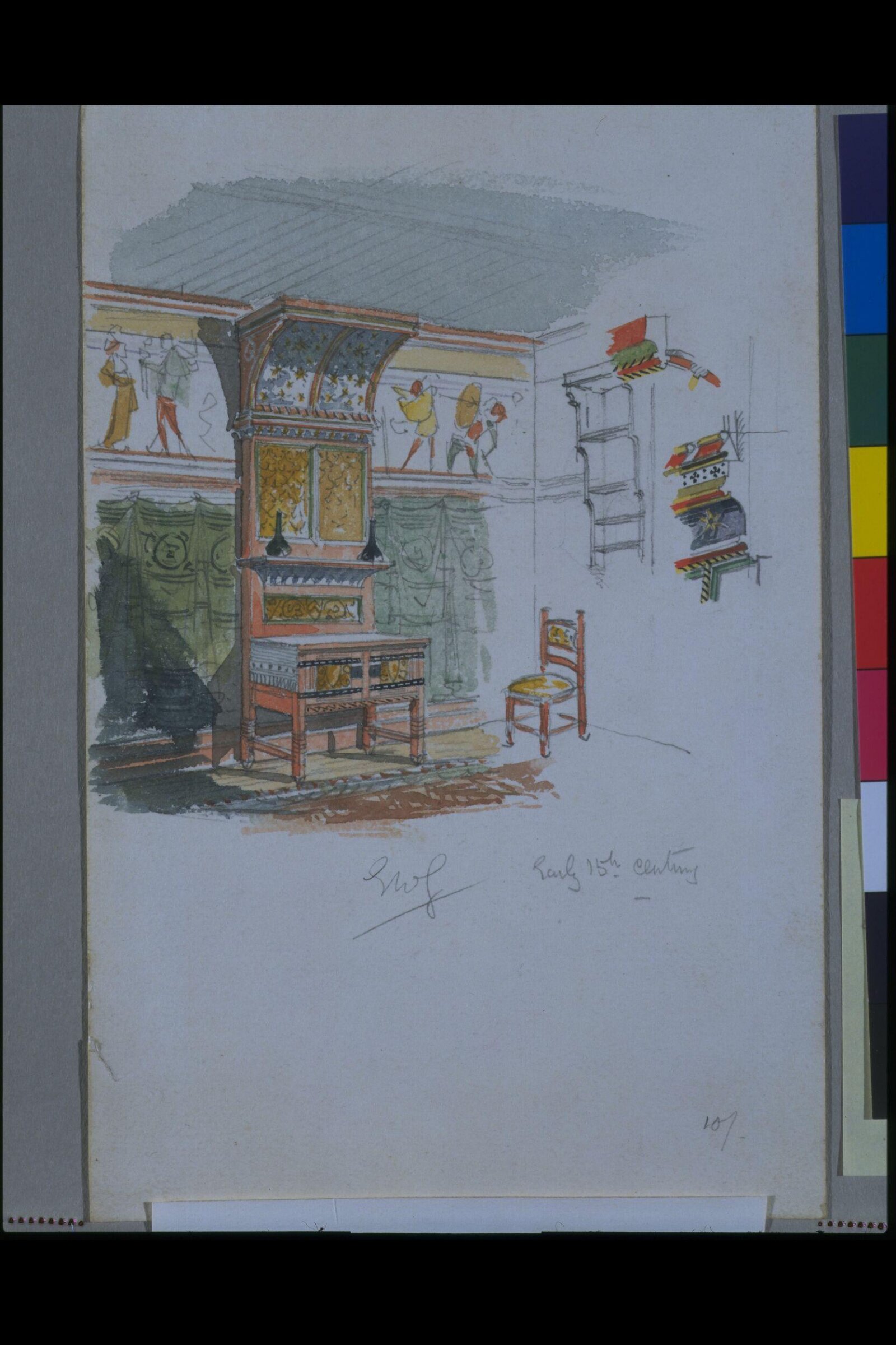 Drawing, Эдвард Уильям Годвин, конец XIX века