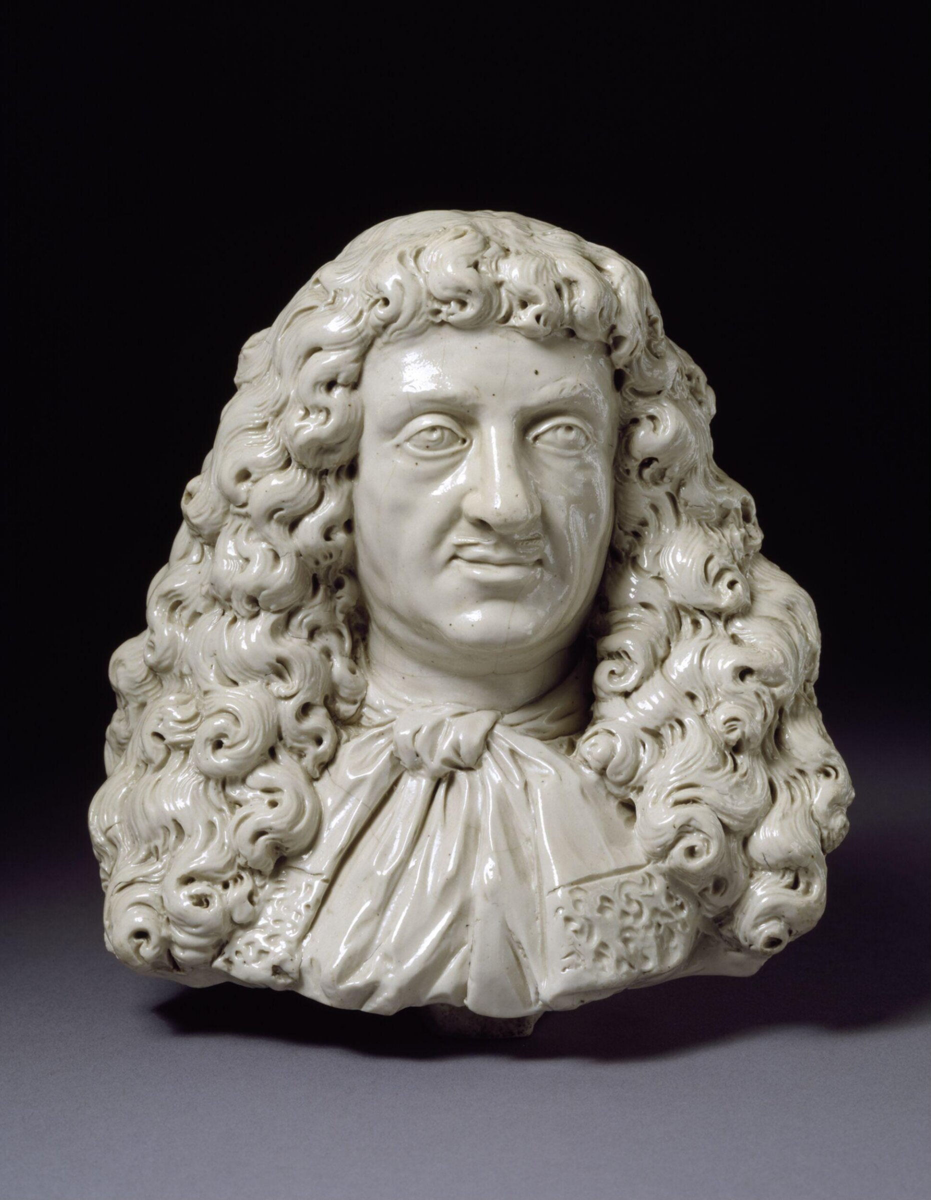 Bust, John Dwight's Fulham Pottery, 1673-1675